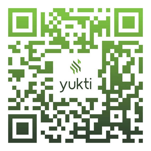 QR code to open Yukti on Telegram